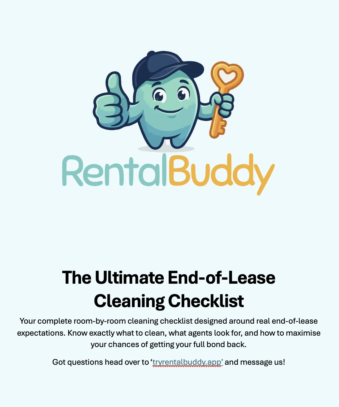 The Ultimate End-of-Lease Cleaning Checklist